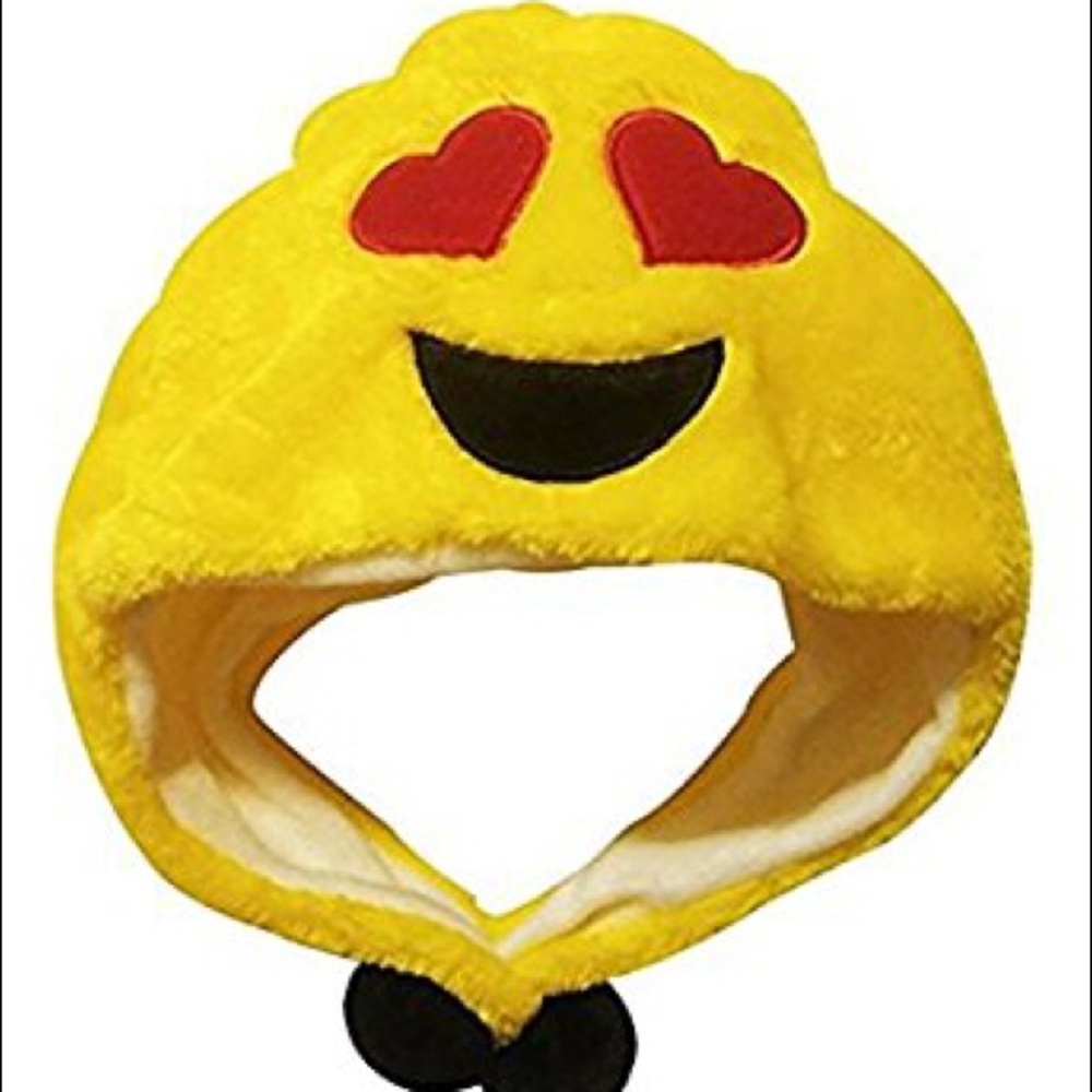 Heart eyes emoji hat